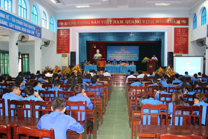 Đoàn thanh niên cộng sản Hồ Chí Minh nhà trường tổ chức đại hội đại biểu khoá XVI, nhiệm kỳ 2017-2019.